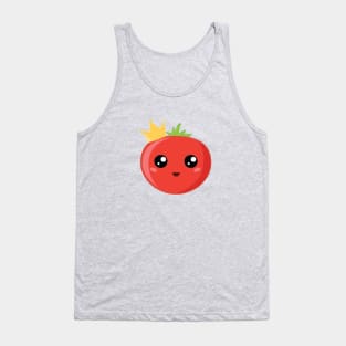 Kawaii Tomato King Tank Top